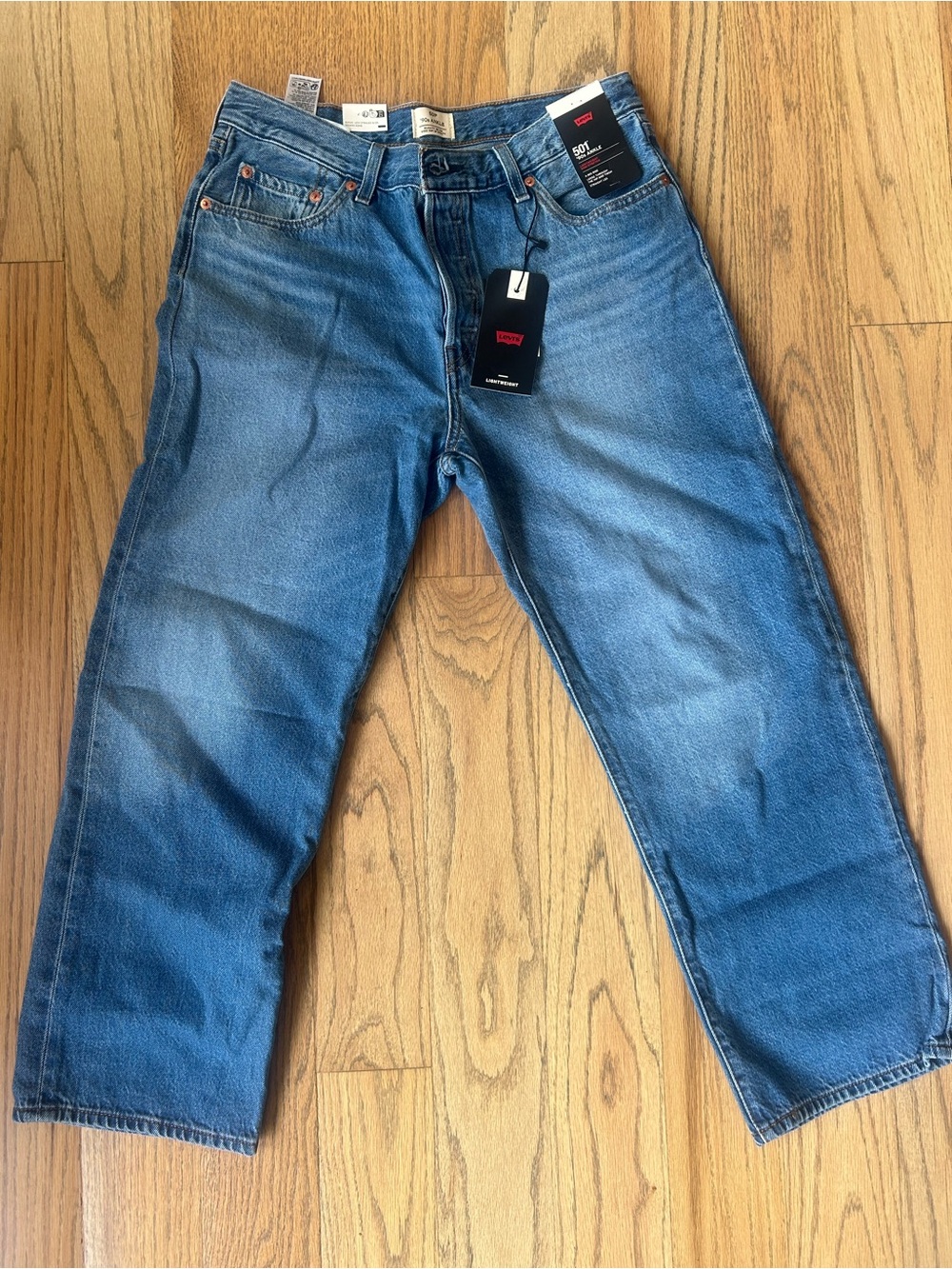 Levi's Men's Blue Straight-Leg Jeans with Tags